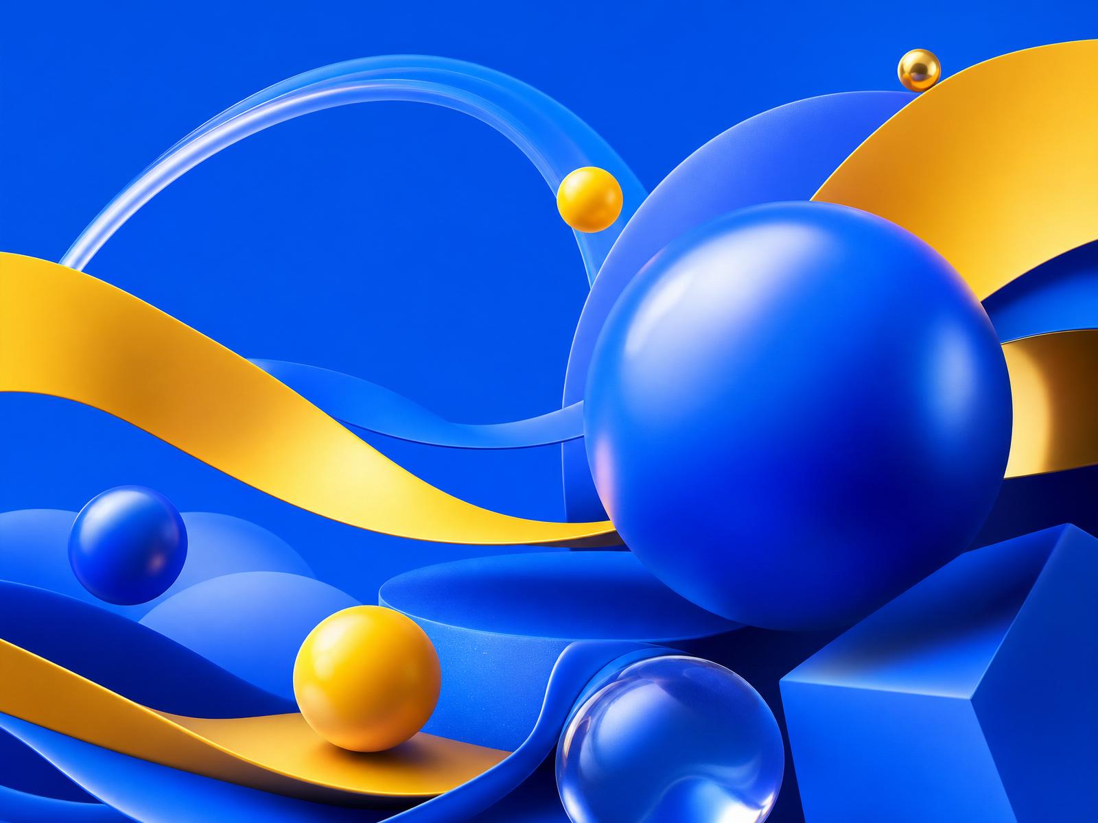 Composição abstrata representando desenvolvimento de sites